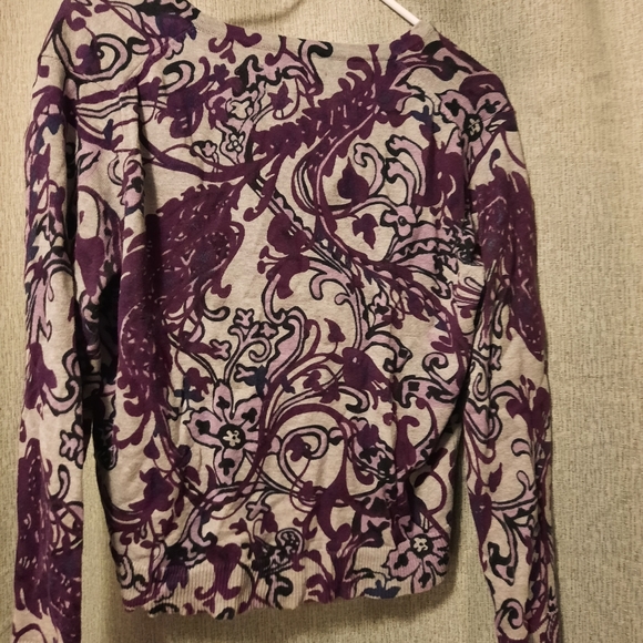 Soft and lovely Floral Cardigan size Large - Picture 4 of 4